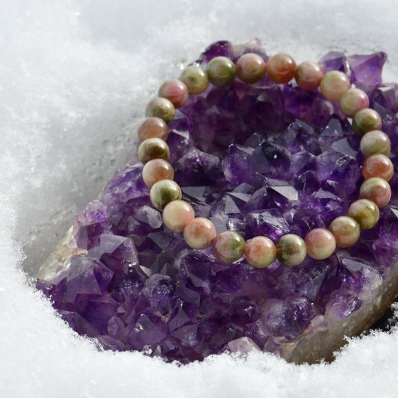 Crystalbabyhkyyc 🔮 7mm + Watermelon Tourmaline Bracelet - Picture 4 of 6